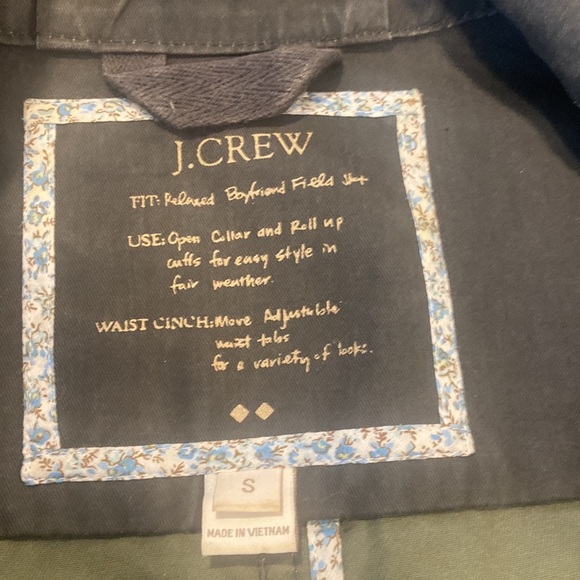 JCREW | women’s green jacket in size small - Picture 2 of 4